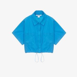 [쥬시쥬디]J여성 밑단 스트링 화섬 크롭 셔츠 JYWS32EC