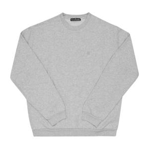 [아크네스튜디오] CI0186 PALE GREY MELANGE 공용 맨투맨