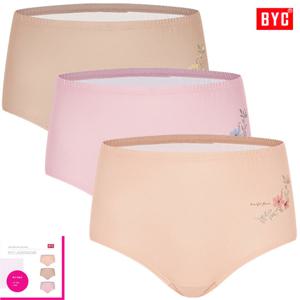 BYC95호~115호 화사한플라워나염연색맥시삼각팬티3매입WCP5214