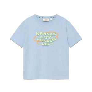 LEE 우먼 캔자스 시티 워크웨어 리 티셔츠 B1 LE2502ST64 LB WH