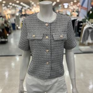 [숲]르셰 여름 트위드 반팔 자켓 OB4JKR2