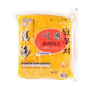 [이엔] 슬라이스 단무지 1kg
