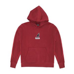 캉골 클래식 로고 Emb 후드티 K96213 Maroon
