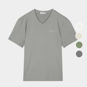 [버커루]남성 80수 베이직 브이넥 반팔 티셔츠 B222TS230P