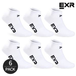 [EXR]EXR 남성 프론트 컬러로고 스니커즈 6P_WHBK