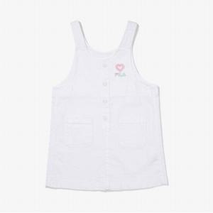 [53%OFF][휠라키즈] Girls 오버롤 원피스 (FK2OPF2103F_OWH)