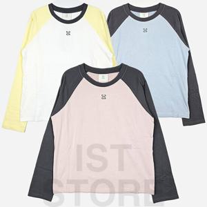 코드그라피 티셔츠 IST 여성 레글런 배색 롱슬리브 CBESWTL512