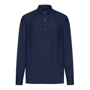 에르메네질도제냐 셔츠 UFX51A9SRF13007 NAVY BLUE Blue
