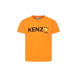 키즈 겐조 티셔츠 K61141 423 ORANGE