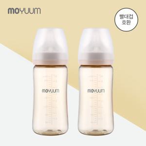 [모윰] PPSU 올인원 젖병 270ml 2팩 (빨대컵 호환)