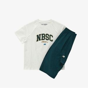 뉴발란스키즈트레이닝세트 PQC NK9YE2507U-39 BLOCK CORE 7부 우