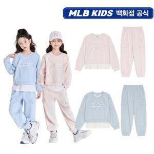 MLB키즈 여아 레이어드 맨투맨 세트 (7FS2V2151000)