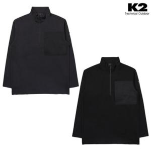 [K2] 남성 시그니처 우븐 포켓 집업 티셔츠 KMW22255