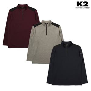 [K2] 남성 BOOST_겨울 그리드 집업 티셔츠 KMW23299
