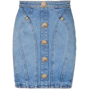 발망 숏 스커트 DF1LBA22DE53 6FC LIGHT BLUE JEANS