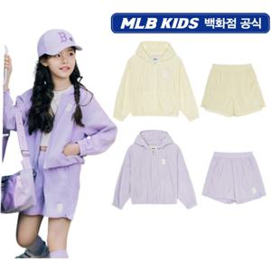 MLB키즈 여아 홑겹 바람막이 팬츠세트 (7FWJB0553SET1)