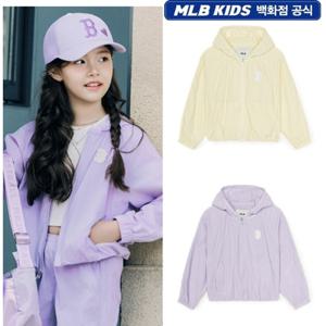 MLB키즈 걸스 스포티브 스트레치 홑겹 바람막이점퍼 (7FWJB05530)