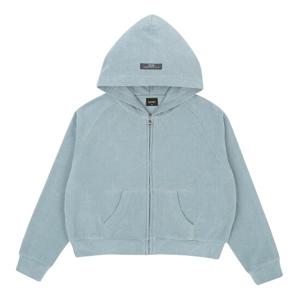 [블루테일]AZB2JP04MT 민트 테리 크롭 후드집업