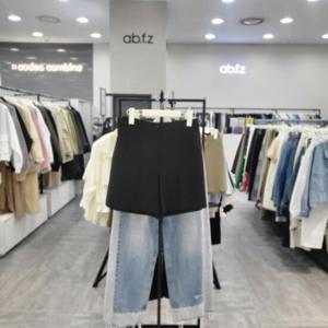 [ab.f.z]AFZ2HPA1/여름 3부 와이드 정장 반바지