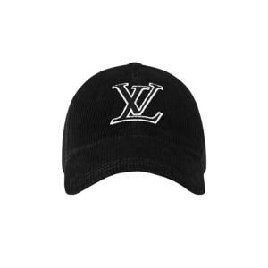 루이비통 LV 시그니처 코듀로이 캡 블랙 M7784L