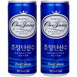 초정탄산수 플레인 250ml x 30캔 탄산음료