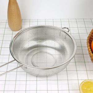헤킨스 스텐 채반 원형 편수 건지기 튀김망 23cm (WFFI336)
