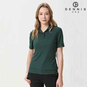 [데니스골프][DENNIS] 25SS신상 여성)스윙라인 에리 반팔카라티_NAQMLTS077