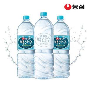 갤러리아_농심 백산수 2L 유라벨 12병 + 무라벨 12병