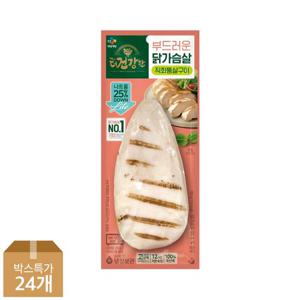 [CJ]더건강한 닭가슴살 직화 통살구이100g x24개