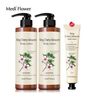 메디플라워 보니타 가든 바디 로션 킹체리 500mlx2개+킹체리 핸드크림 75g