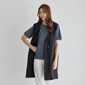 [~XL] 인견 바스락 후드롱조끼(블랙) 택1