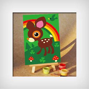 (1+1) DIY 명화그리기 미니 (15x10cm) M05_꽃사슴