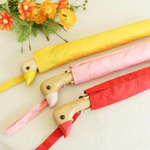자동 접이식 귀여운 비둘기 오리 우산 3colors