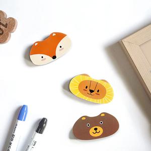 동물 캐릭터 자석 보드 칠판 지우개 3종 택1