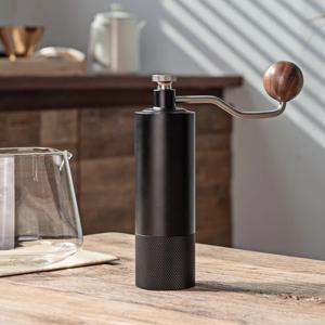 데일리 매뉴얼 수동 원두 커피 그라인더 분쇄기 핸드밀 +사은품 우드 트레이, 청소솔 증정