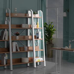 키엔 에스 5단슬림 철제책장 책꽂이 선반(블랙,화이트)