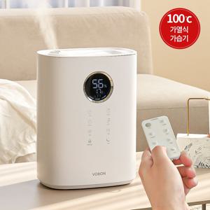 가열식 대용량 4L 리모컨 가습기 VB-MH100 살균 복합