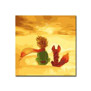 (3+1) DIY 명화그리기 감성 (25x25cm) E65_어린왕자-사막여우
