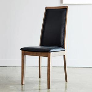 [리퍼]와퍼스 가죽 원목 디자인 식탁의자