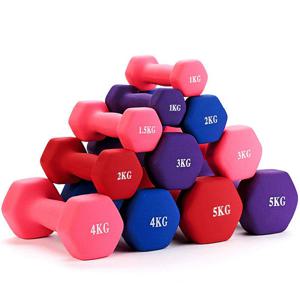 [2개1세트] 미용아령 0.5KG~2KG 육각아령 미용덤벨 컬러덤벨 홈트(K4-60)