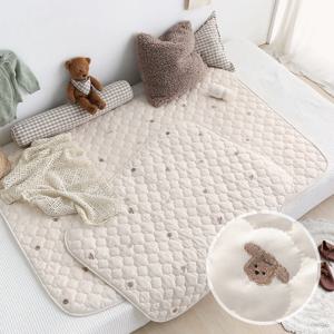 댕댕이 자수 순면 유아 방수패드 2size