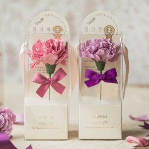 가정의달 한송이 비누꽃 카네이션 + 감사장