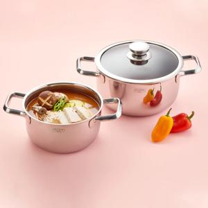 클래딘 이연복 인덕션겸용 IH 스테인레스 통3중 시그니처 양수냄비 20cm 1P