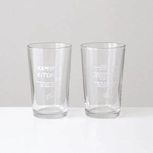 유니 글라스 스몰비어컵 200ml - 레터링 type