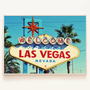 라스베가스 네바다 카지노의 도시 Vegas 인테리어 사진 액자