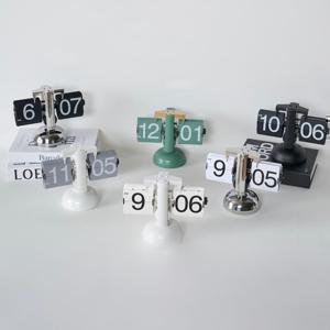 레트로 플립 탁상시계 인테리어 디자인 소품