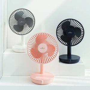 BLDC 미니 무선 선풍기 I 탁상용 데스크팬 5단풍량 대용량배터리 색상 택1