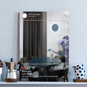주문제작 인스타그램 거울 홈카페 인테리어 거울 DIY 벽거울 벽꾸미기