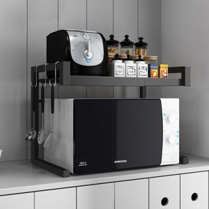 2단 길이조절 폭조절 전자레인지 선반