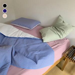 포밍 스트라이프 천연 모기퇴치 시어서커 양면 여름용 차렵이불 3colors